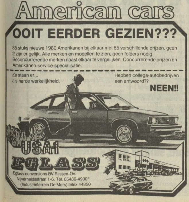 Eglass 1980 19 april nieuwsblad vh Noorden